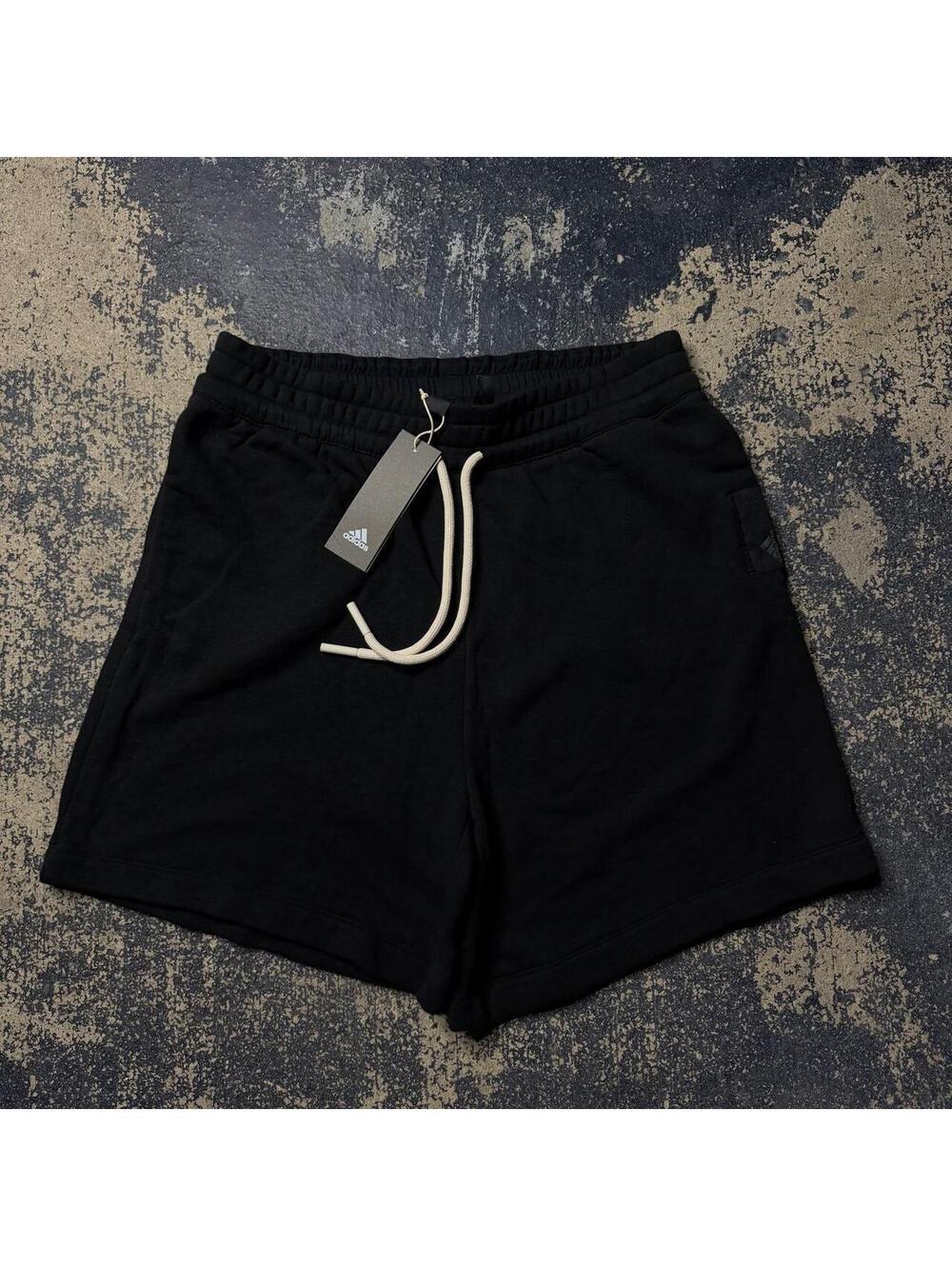 Modern Black Adidas Essential Cotton Shorts